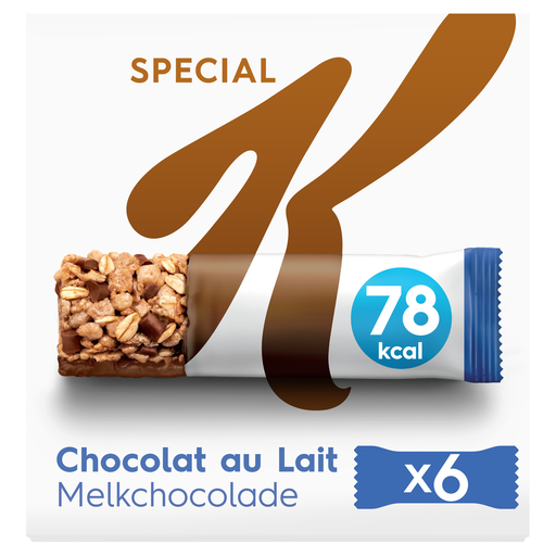 [5050083425691] KELLOGG'S Barritas de cereales chocolate con leche 6x20g