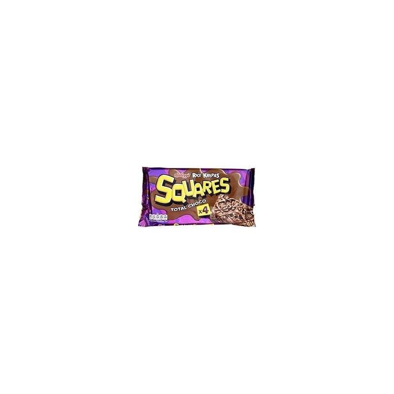 KELLOGG'S Rice Krispies Squares Total Choco Barras de cereais 4 x 36 g