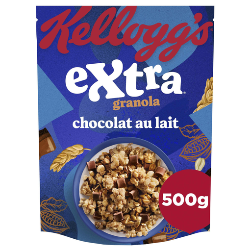 [5050083516313] KELLOGG'S Extra Granola Milk Chocolate Cereals 500 g