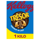 KELLOGG'S Trésor Cereales rellenos de chocolate con leche 1 kg