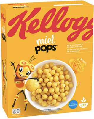 [5050083566905] KELLOGG'S Miel Pops Maïs Soufflé au Miel 450 g