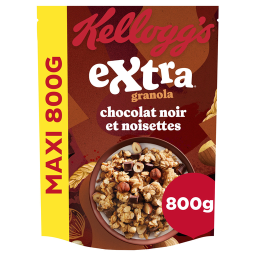 [5050083712296] KELLOGG'S Extra Granola Dark Chocolate and Roasted Hazelnuts 800 g