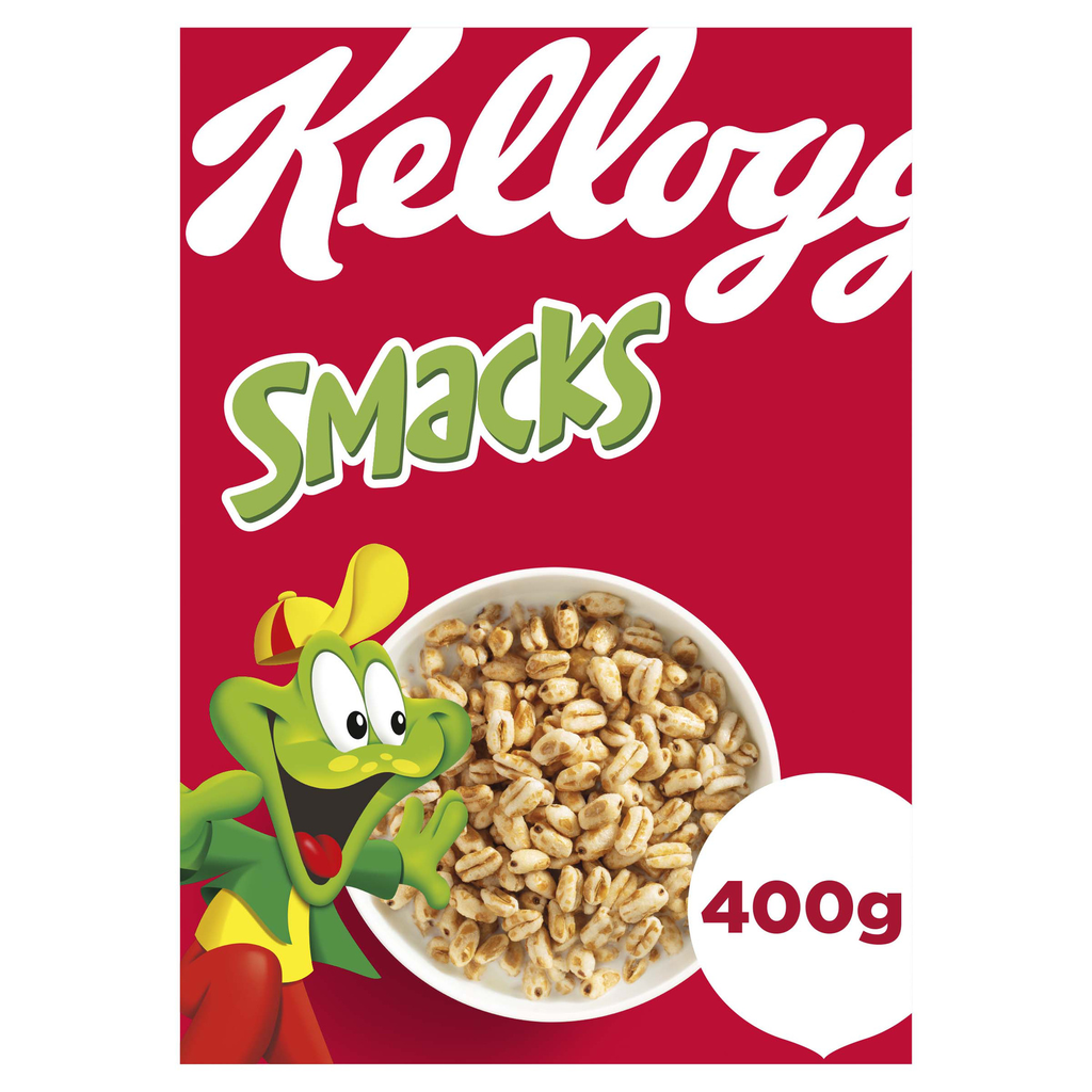 KELLOGG'S Smacks Puffed Wheat Cereal 400 g