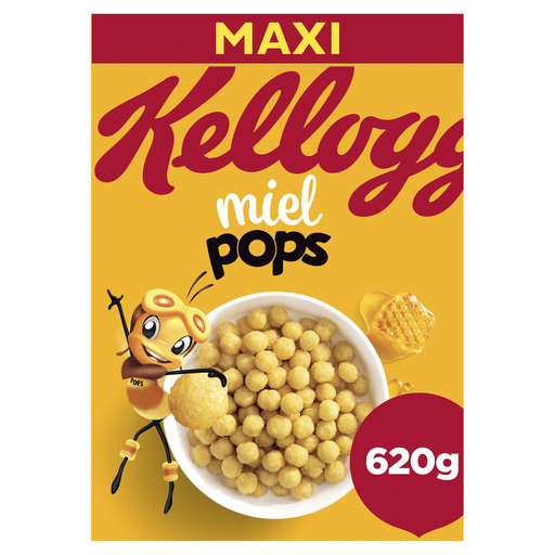 [5053827110983] KELLOGG'S Miel Pops Puffed Corn Cereals with Honey 620 g
