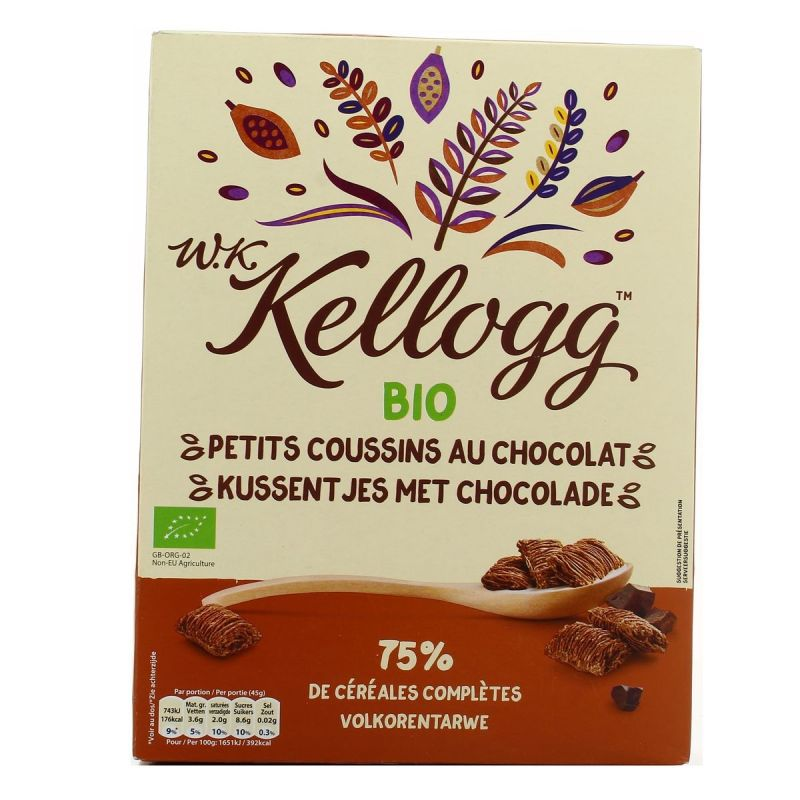KELLOGG'S W.K. Kellogg Organic Choco Cereals 420 g