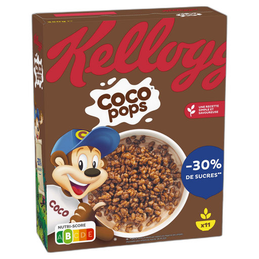 [5053827196642] KELLOGG'S Coco Pops Cereales de chocolate 30% menos azúcares 350 g