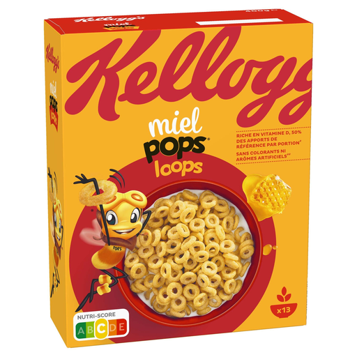[5053827200165] KELLOGG Miel Pops Loops Cereals 400 g