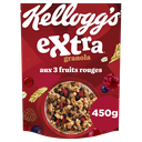 KELLOGG'S Céréales Extra Granola aux 3 Fruits Rouges 450 g