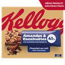 KELLOGG'S Extra Barras de cereais amêndoas torradas e chocolate de leite 4x32g