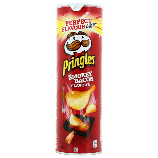 [5053990119172] PRINGLES Smokey Bacon Potato Crisps 175 g
