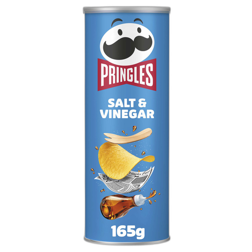 [5053990127733] PRINGLES Salt and Vinegar Potato Crisps 165 g