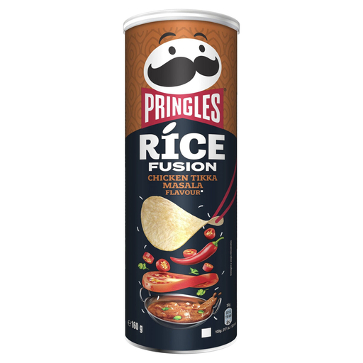 [5053990149971] PRINGLES Rice Fusion Chicken Tikka Masala Crisps 160 g
