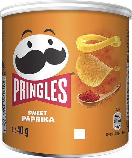 [5053990161607] PRINGLES Paprika Flavored Potato Crisps 40 g