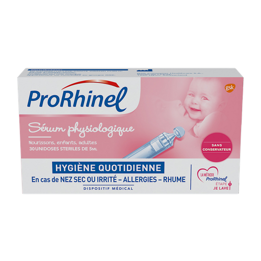 [5054563104823] PRORHINEL Sérum physiologique 30 unidoses de 5 ml