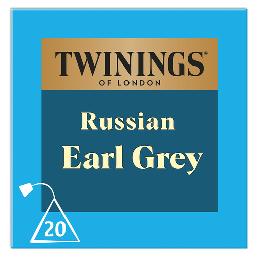 [5055953900469] TWININGS Té Russian Earl Grey aromatizado bergamota y limón 20 bolsitas 30 g