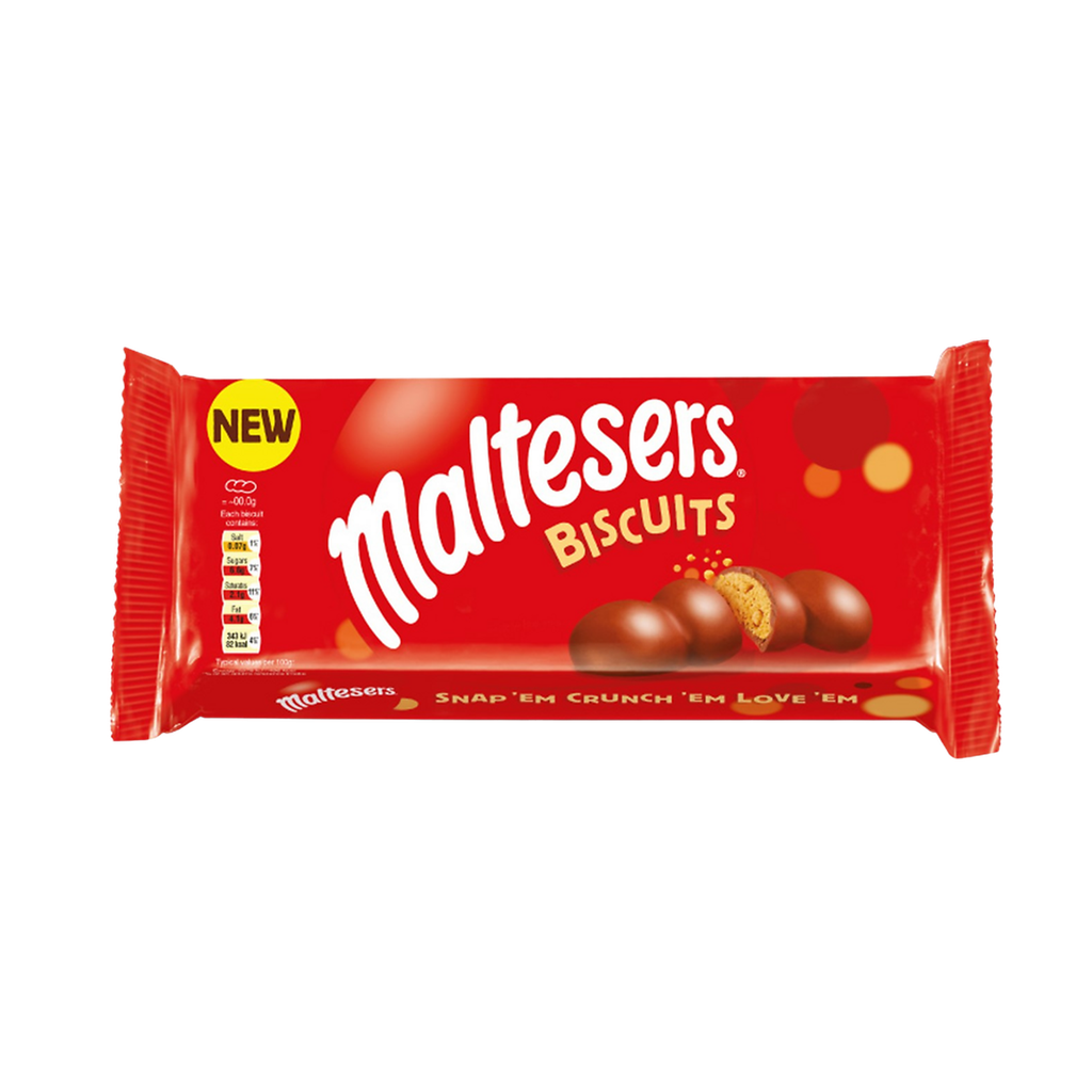 MALTESERS Biscuits aux confiseries alvéolées enrobés de chocolat au lait 110 g