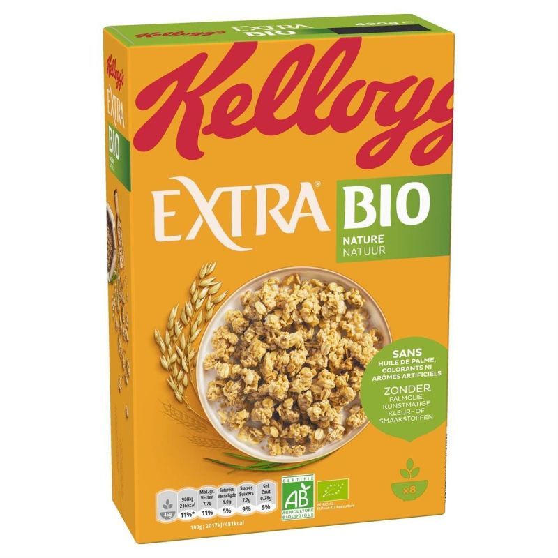 KELLOGG'S Extra Bio Original Cereals 400 g