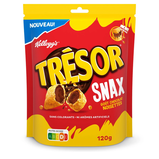 [5059321003561] KELLOGG'S Trésor Snax Chocolate Hazelnut Cereals 120 g