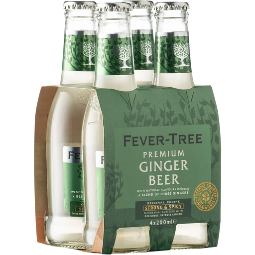 [5060108450355] FEVER TREE Boisson premium ginger beer 4 x 20 cl
