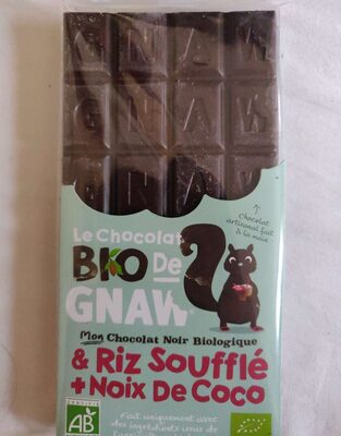 [5060463490911] GNAW Organic Dark Chocolate Bar 100 g