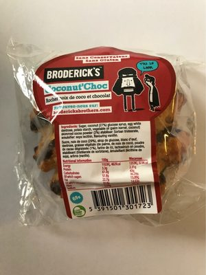 [5391501301723] BRODERICK'S Coconut/Choc Macaroon 65 g