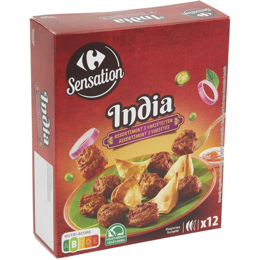 [5400101079045] CARREFOUR Assortiment bouchées India 330 g