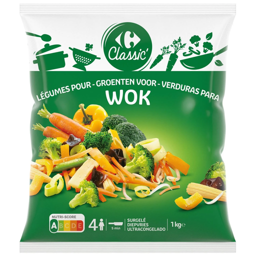 [5400101213654] CARREFOUR CLASSIC Mezcla de Verduras para Wok 1 kg