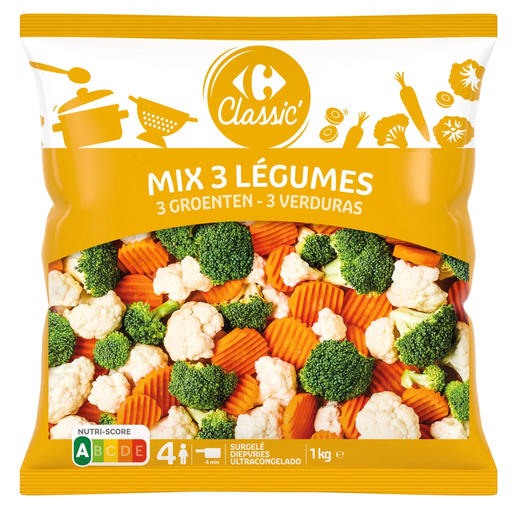 [5400101213678] CARREFOUR CLASSIC Mezcla de Verduras 1 kg