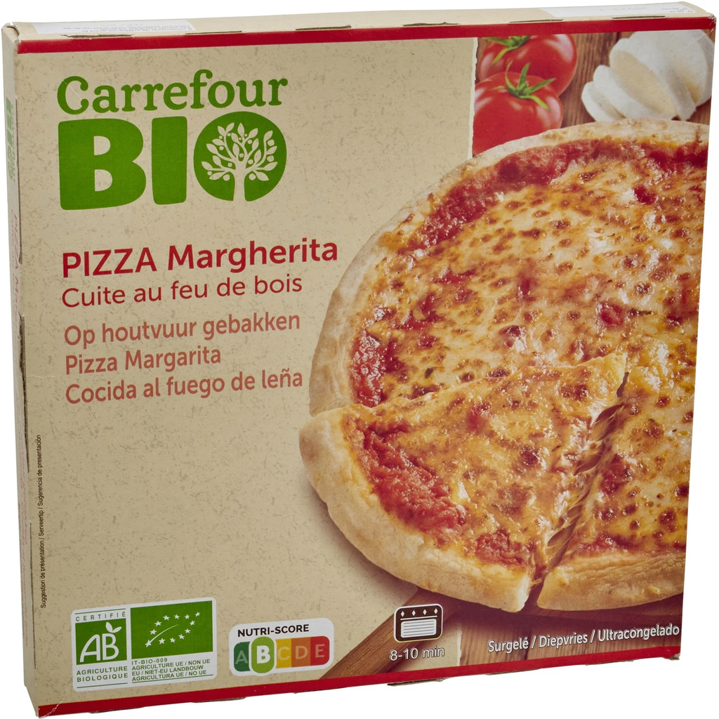 CARREFOUR Pizza Margherita BIO 310 g