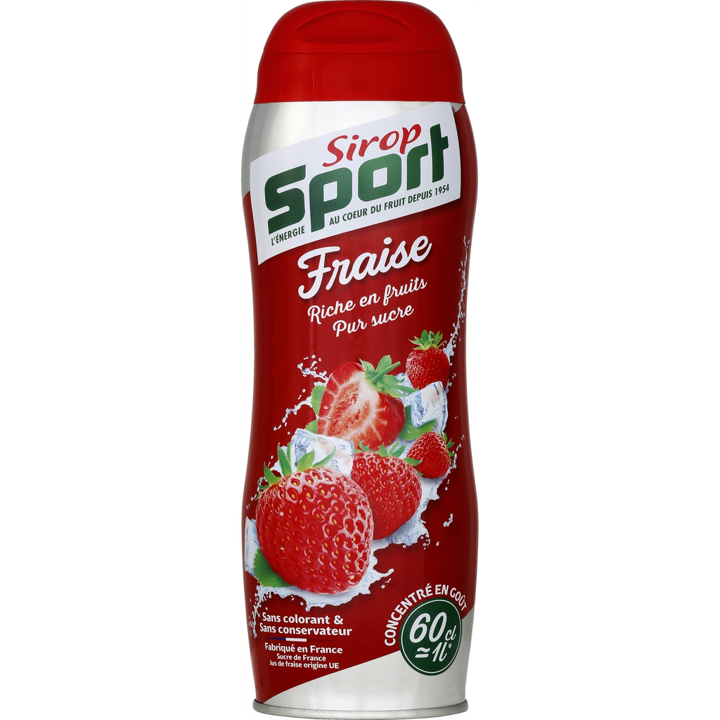 SIROP SPORT Strawberry Syrup 60 cl