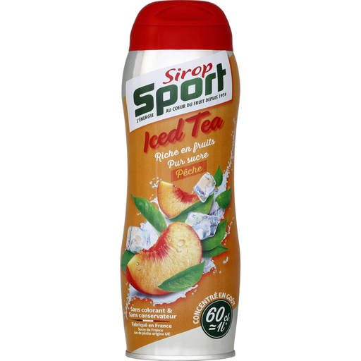 [3014400222990] SIROP SPORT Peach Tea Syrup 60 cl
