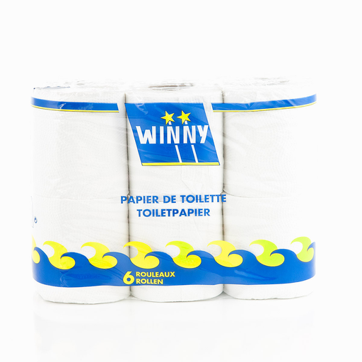 [5400247047700] WINNY Papel Higiénico 6 Rolos 180 Folhas
