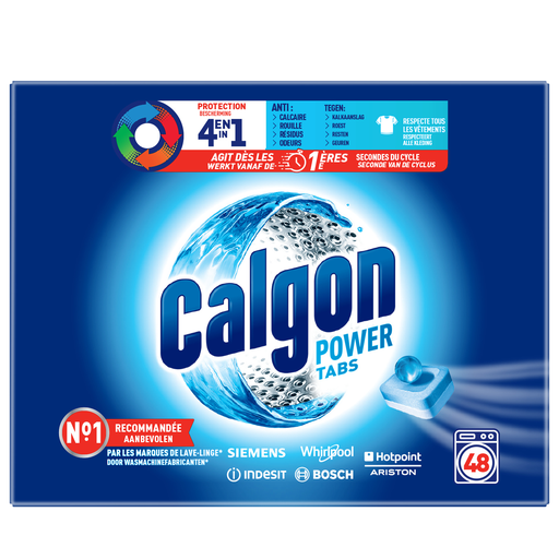 [5410036501016] CALGON 4-in-1 Anti-Limescale Washing Machine Tablets 48 tablets
