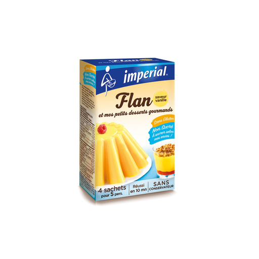 [5410056188754] IMPERIAL Préparation dessert flan vanille non sucrée 68 g