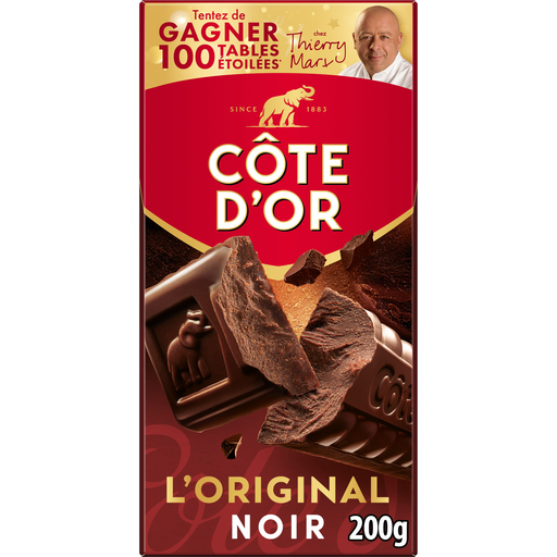 [5410081200445] COTE D'OR L'Original Dark Chocolate Bar 200 g