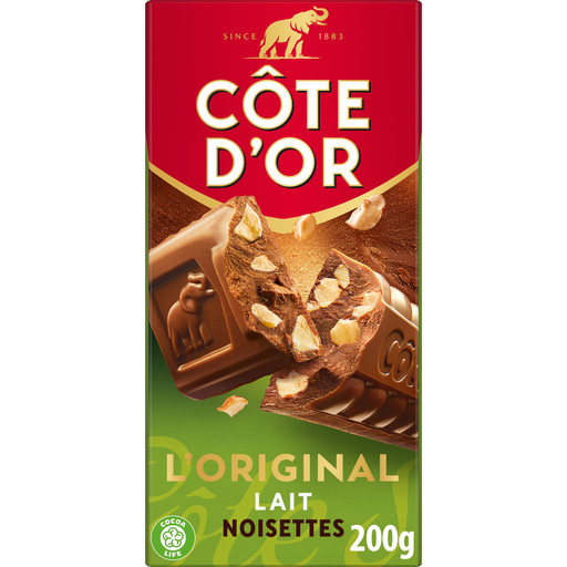 [5410081200759] COTE D'OR Milk chocolate bar with hazelnut pieces 200 g