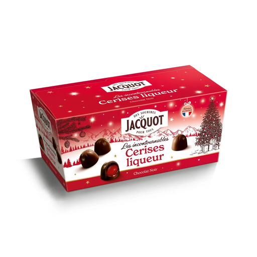 [3015497036002] JACQUOT Dark chocolate with cherry liqueur 500 g