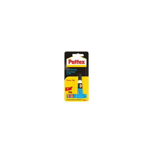 [5410091262204] PATTEX Cola Supergel Cianoacrilato Uni-rapide Anti-gota 3 g