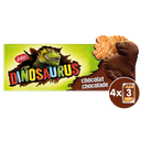 LOTUS Galletas Dinosaurus bañadas en chocolate negro 225 g