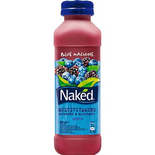 [5410188028140] NAKED Blue Machine Fruit Drink 450 ml