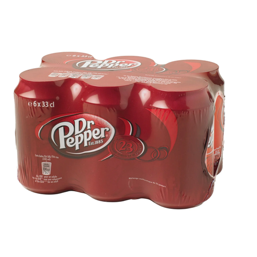 [5410221016608] DR PEPPER Soda 6 canettes de 33 cl