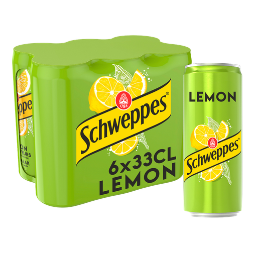 [5410221205255] SCHWEPPES Soda saveur citron & citron vert 6 x 33 cl