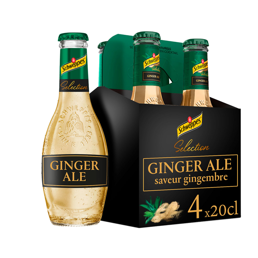 SCHWEPPES Ginger Ale Selection Carbonated Drink 4x20 cl