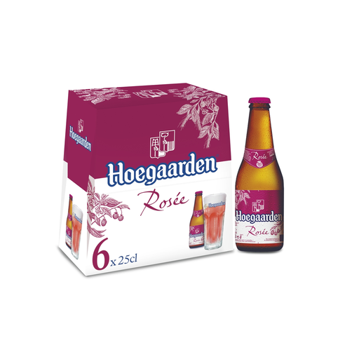 [5410228206101] HOEGAARDEN Rosée White Beer 6 x 25 cl