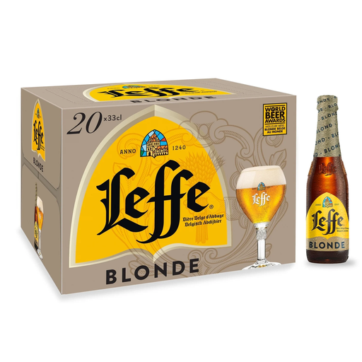 [5410228212805] LEFFE Cerveza rubia 20 x 33 cl