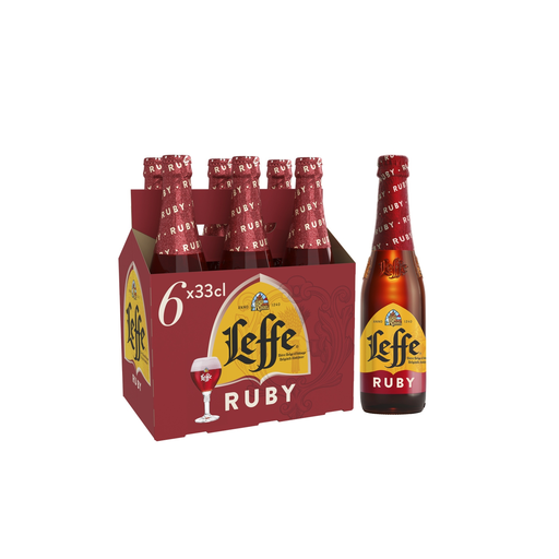 [5410228233626] LEFFE Bière Ruby D'Abbaye 5% 6 x 33 cl