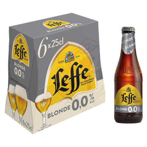 [5410228267171] LEFFE Blonde Alcohol-Free Beer 0.0% 6 x 25 cl