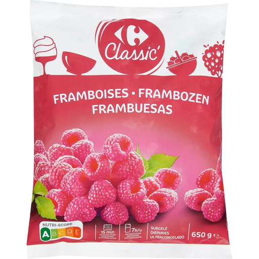 [5410355315349] CARREFOUR CLASSIC Framboises 650 g
