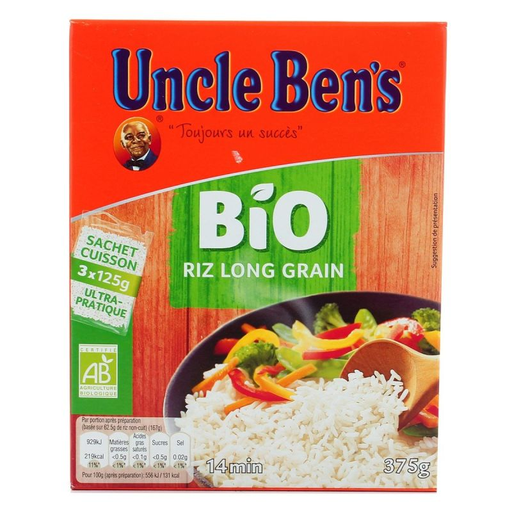 [5410673002600] UNCLE BENS Arroz Grano Largo Bio 375 g