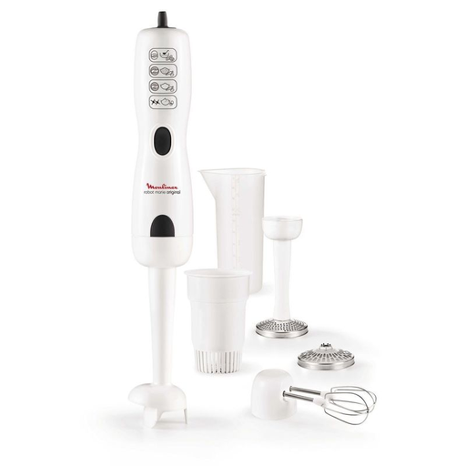 [3016661147173] SEB Immersion blender Moulinex Mix robot marie 3in1 white